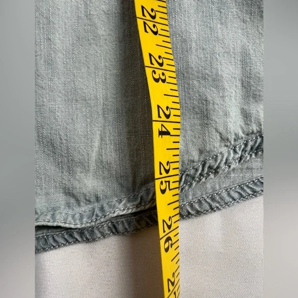 Eileen Fisher Chambray Button Down Shirt - Picture 10 of 11